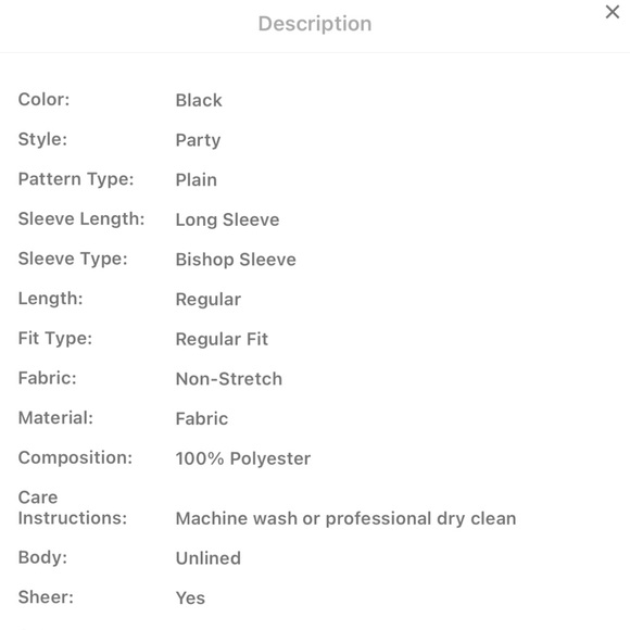 Drop shoulder lantern sleeve fuzzy blouse - Picture 4 of 4